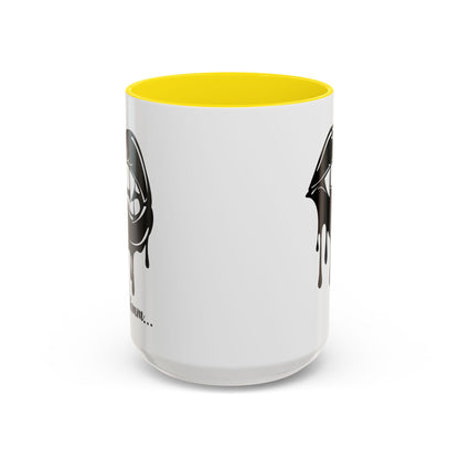 Dripping Lip Coffee Mug – "hmm..." Accent Ceramic Mug (11/15oz)