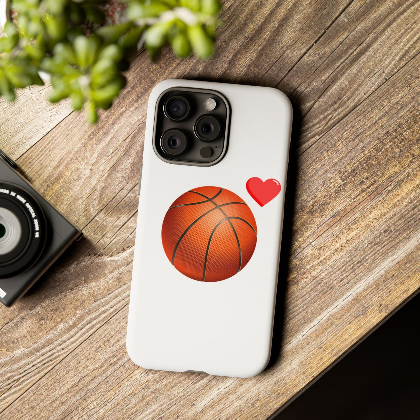 Basketball Phone Case, Love Basketball Case, Sports Gift, Athletic Style, Unique Phone Cover - TRV