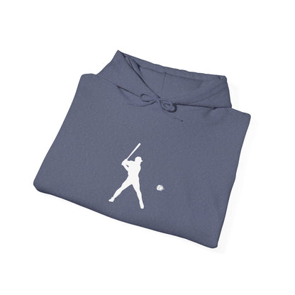 Sporty Unisex Baseball Hooded Sweatshirt, Casual Hoodie for Athletes, Perfect for Gifts, Comfy Streetwear, Ideal for Sports Events, Personal Use - TRV