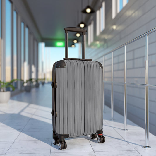 Printify lightweight hardshell carry-on suitcase with spinner wheels, ideal for travel and business trips.