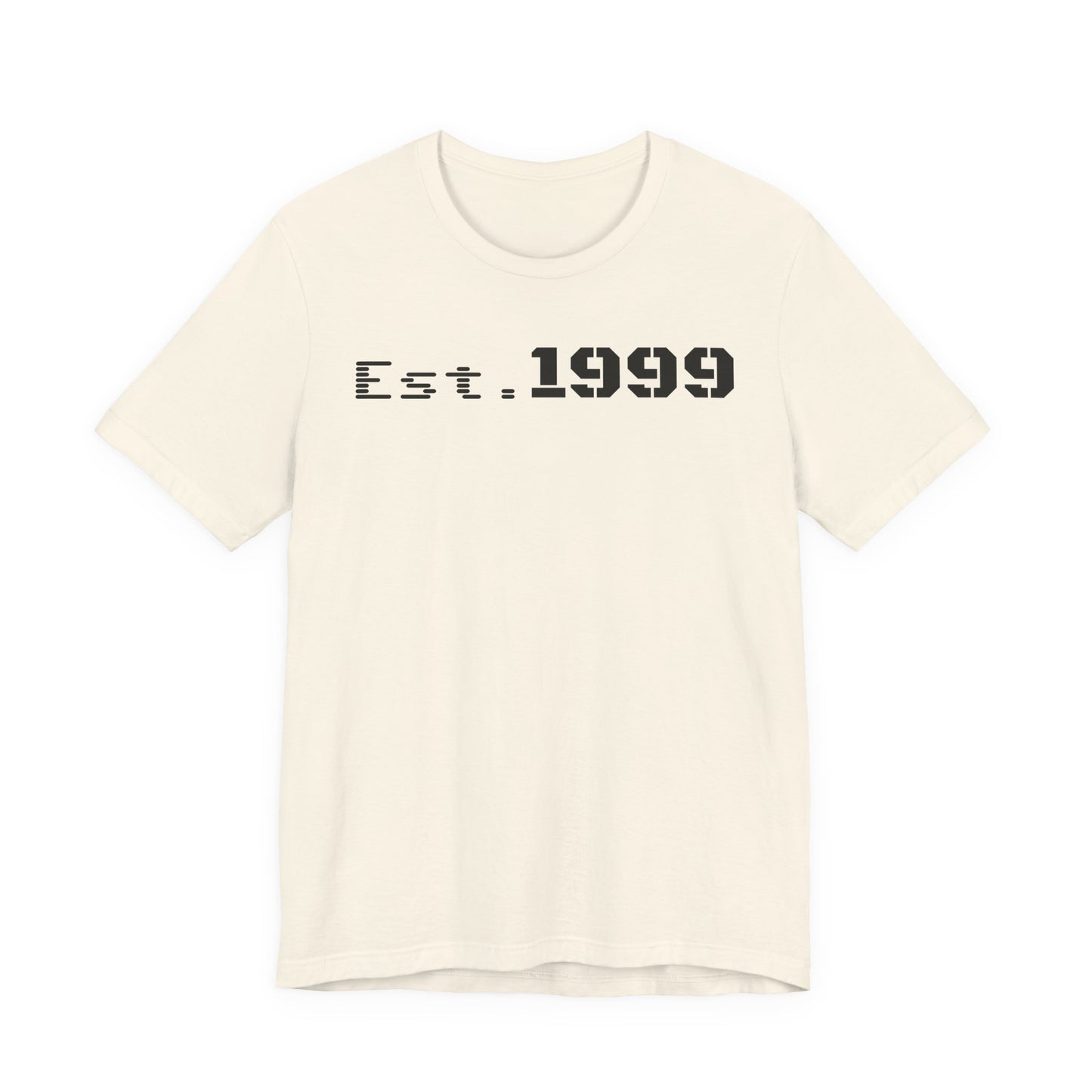 Established 1999 Unisex Tee | Vintage Birth Year Shirt, Casual Birthday Gift, Personalized Family Reunion Apparel, Retro Style [...] - TRV