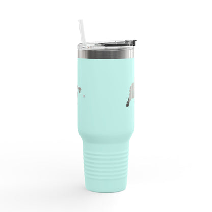 Insulated Travel Mug | Baseball Catcher Themed Travel Tumbler for Active Lifestyles, Coffee Mug, Road Trip Cup, Gym Hydration, Gift for Athletes - TRV
