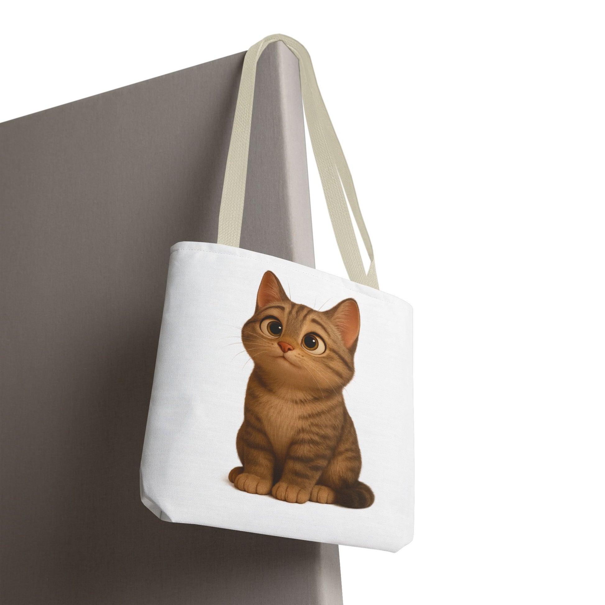 Cute Cat Tote Bag - Perfect for Animal Lovers, Eco-Friendly Carryall, Beach Bag, Shopping Tote, Gift for Cat Owners - TRV