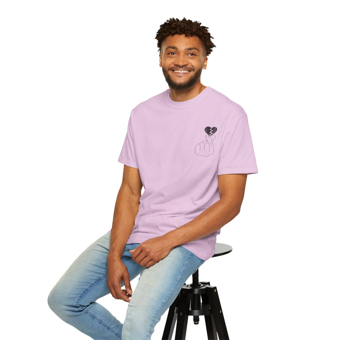 Heartbreak Unisex Garment-Dyed T-Shirt - Trendy Casual Tee for Self-Expression