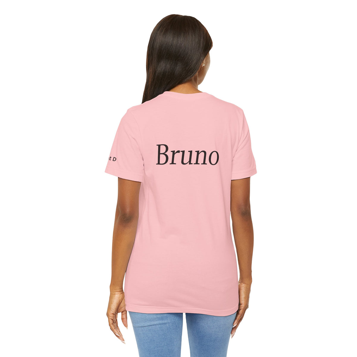 Unisex custom T-shirt by Printify with a plain front, ready for personalized design, in soft fabric and casual fit.