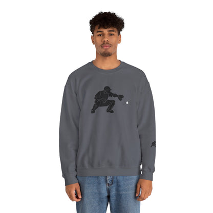Baseball Catcher Crewneck Sweatshirt | Unisex Sports Apparel | Perfect for Game Days, Gifts, and Casual Wear | Baseball Lover's Gift - TRV