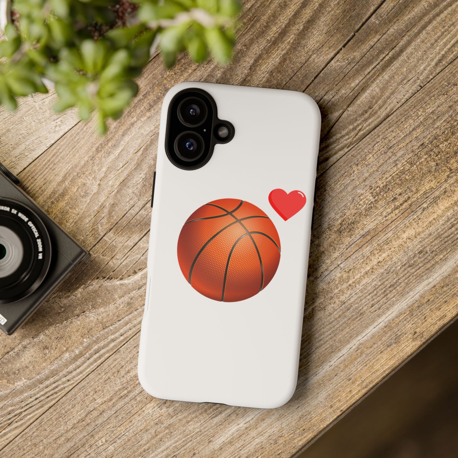 Basketball Phone Case, Love Basketball Case, Sports Gift, Athletic Style, Unique Phone Cover - TRV