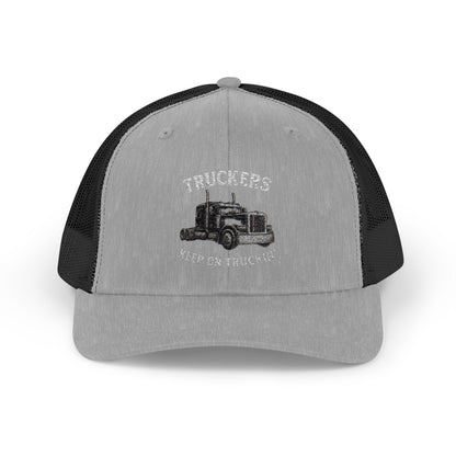 Truck Driver Snapback Cap, Mesh Trucker Hat, Cool Casual Hat, Perfect Gift for Drivers, Trucking Enthusiasts, Outdoor Style - TRV