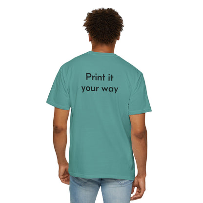 Design Your Own Garment-Dyed T-Shirt — TRV08 Custom Tee