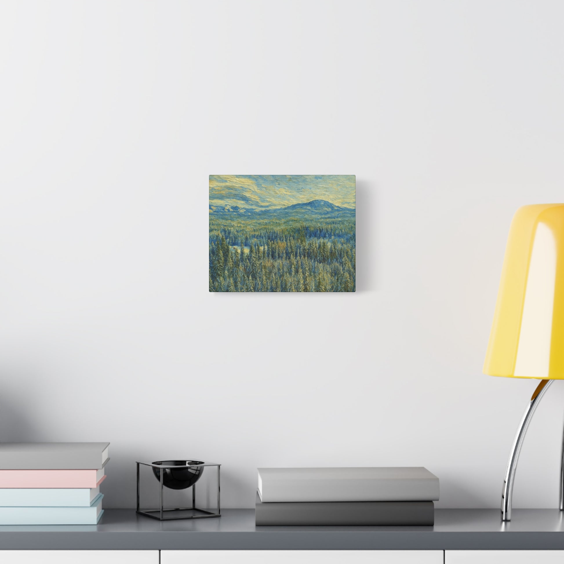 Scenic Landscape Canvas Print, Rustic Home Decor, Wall Art for Nature Lovers, Gift for Art Enthusiasts, Serene Forest Artwork - TRV