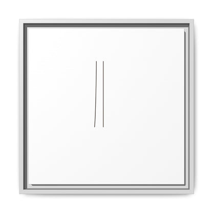 Minimal Line Art | Matte Canvas Framed