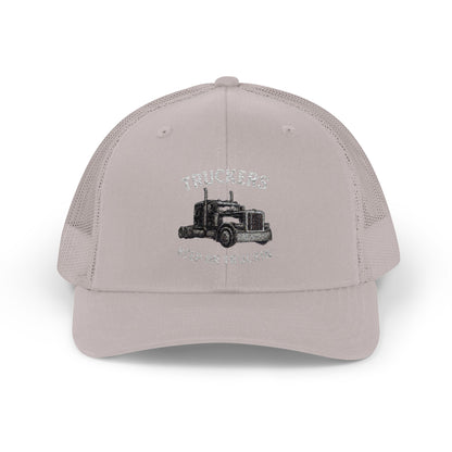 Truck Driver Snapback Cap, Mesh Trucker Hat, Cool Casual Hat, Perfect Gift for Drivers, Trucking Enthusiasts, Outdoor Style - TRV