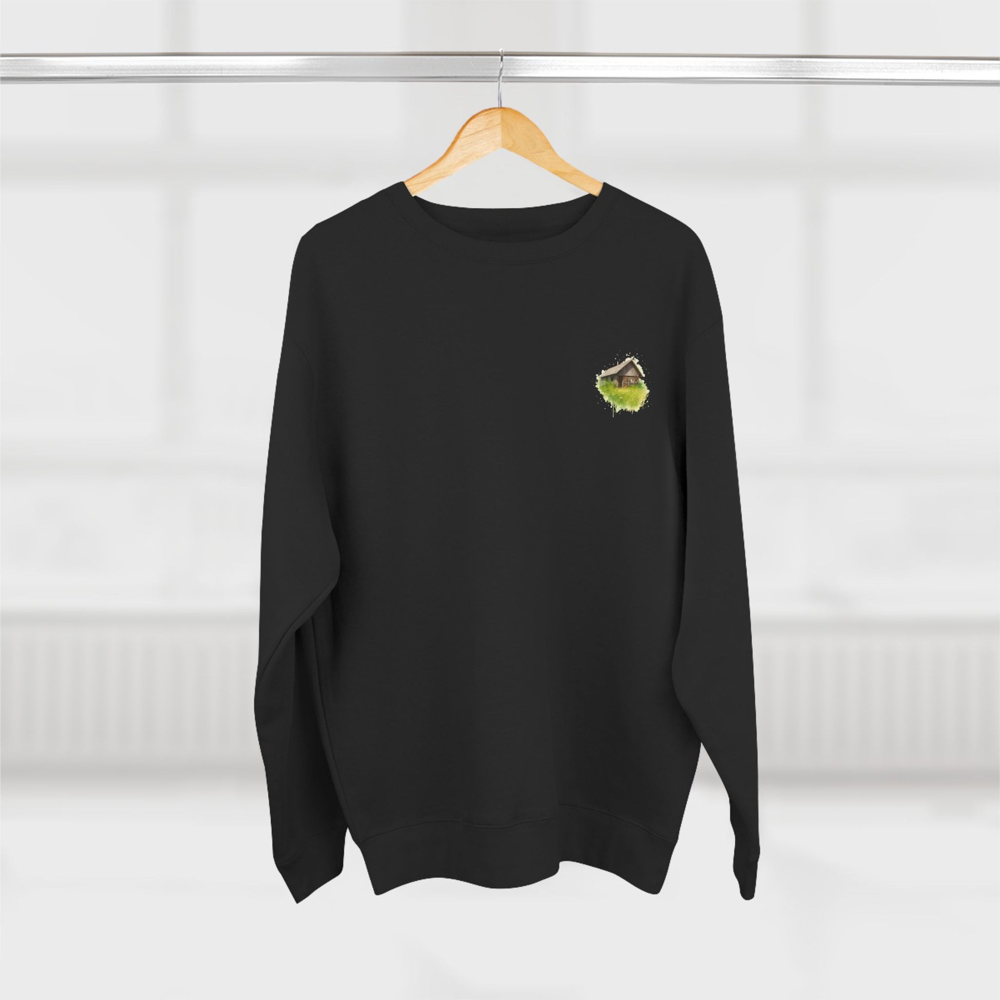 Cozy Art Print Crewneck Sweatshirt: Nature Lover, Graphic Sweater, Unique Gift, Home Decor Apparel, Casual Style - TRV