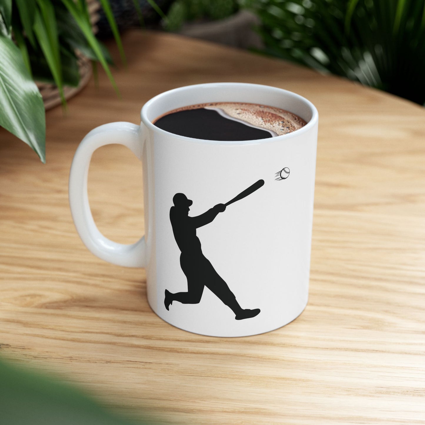 Baseball Ceramic Mug for Athletes, Motivational Gift for Coaches, Perfect for Birthdays, Team Events, or Just for Coffee Lovers