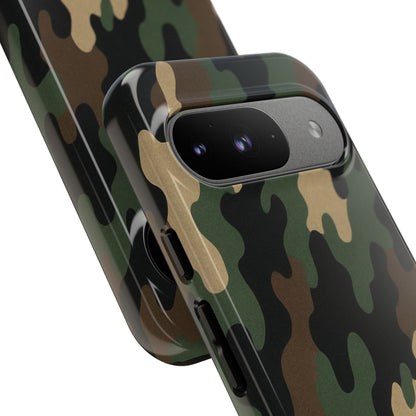 Camouflage Phone Case, Tough Cases, Military Style, Unique Phone Accessories, Gift for Him, Durable Phone Cover - TRV