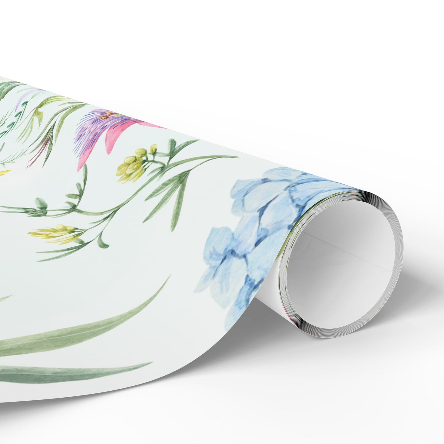 Floral Peony Wrapping Paper Roll — Watercolor Garden Gift Wrap for Mother's Day & Spring Celebrations
