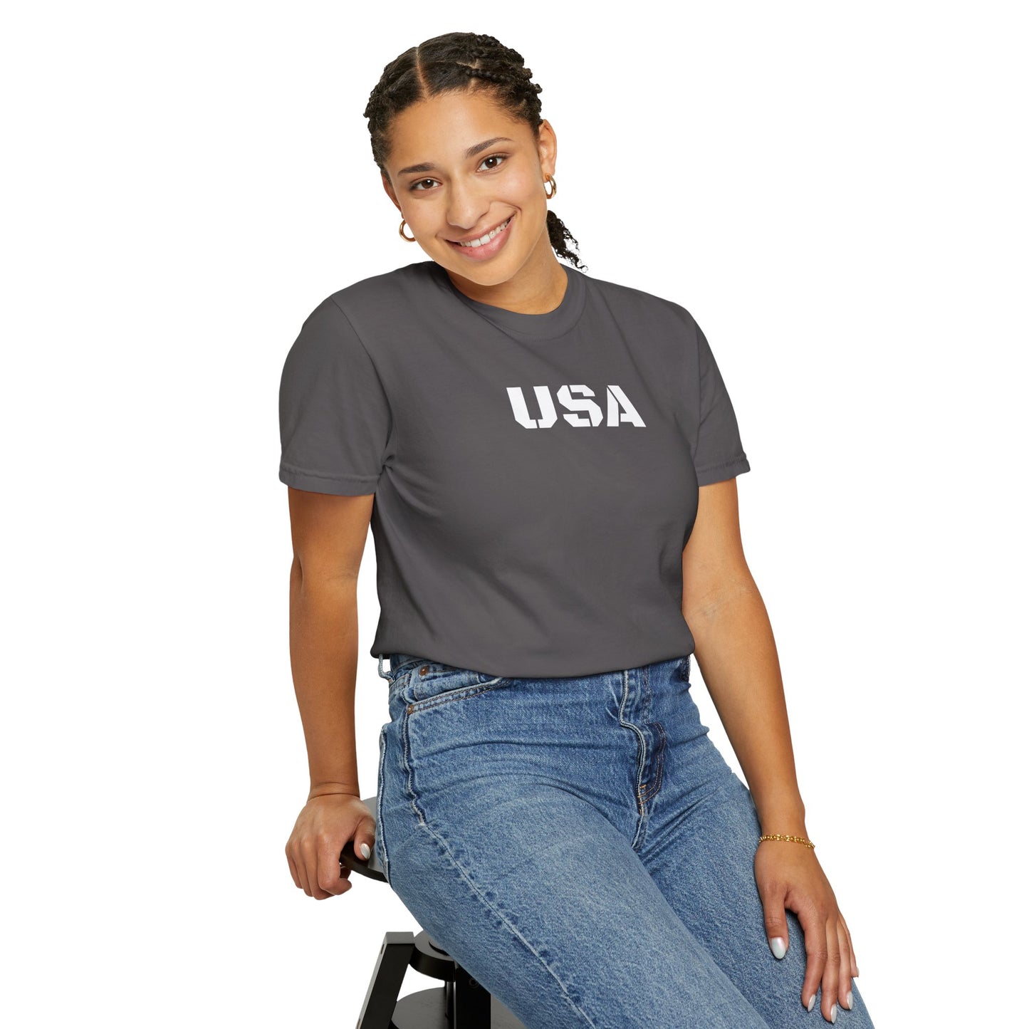 USA Vintage Unisex T-Shirt, Soft Cotton Tee, Casual Wear, Gifts for Her & Him, Summer Essentials, Independence Day Apparel - TRV