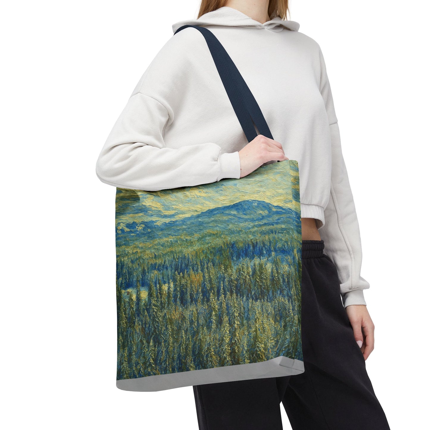 Nature-Inspired Tote Bag, Eco-Friendly Carryall, Bohemian Style Purse, Art Tote, Great Gift for Nature Lovers, Shopping Bag, Travel [...] - TRV