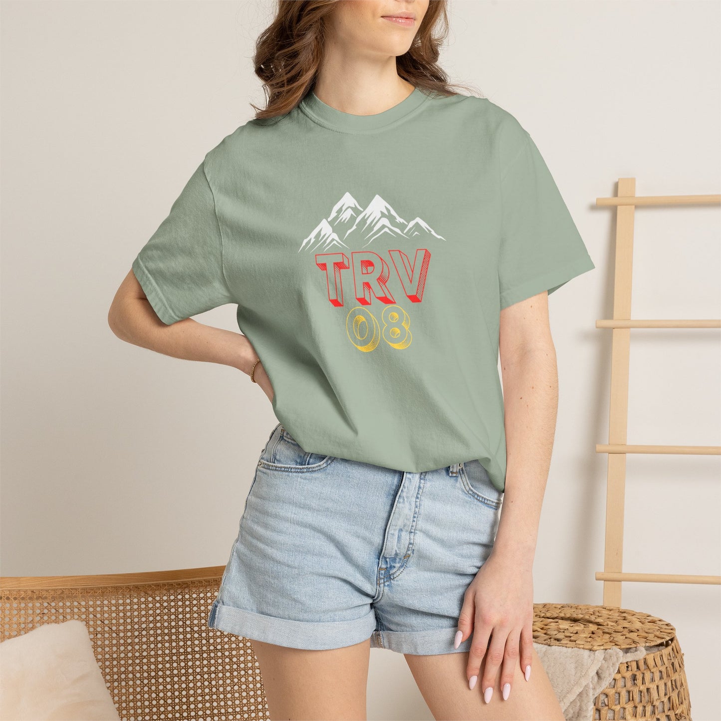 TRV08 Logo Tee | Unisex Garment-Dyed T-Shirt