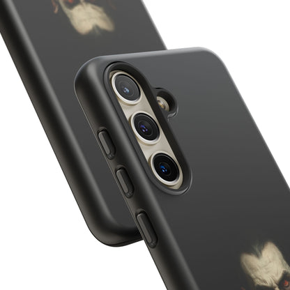 Gothic vampire portrait phone case for iPhone featuring a Dracula horror design, made by Printify.