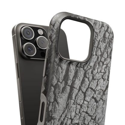 Bark Texture Magnetic Impact Phone Case