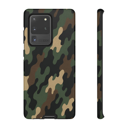 Camouflage tough phone case by Printify, rugged protective cover with camo pattern for enhanced durability and style.