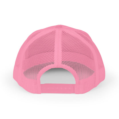 Vintage batter silhouette baseball snapback trucker cap by Printify, featuring classic trucker hat design and adjustable snap closure.