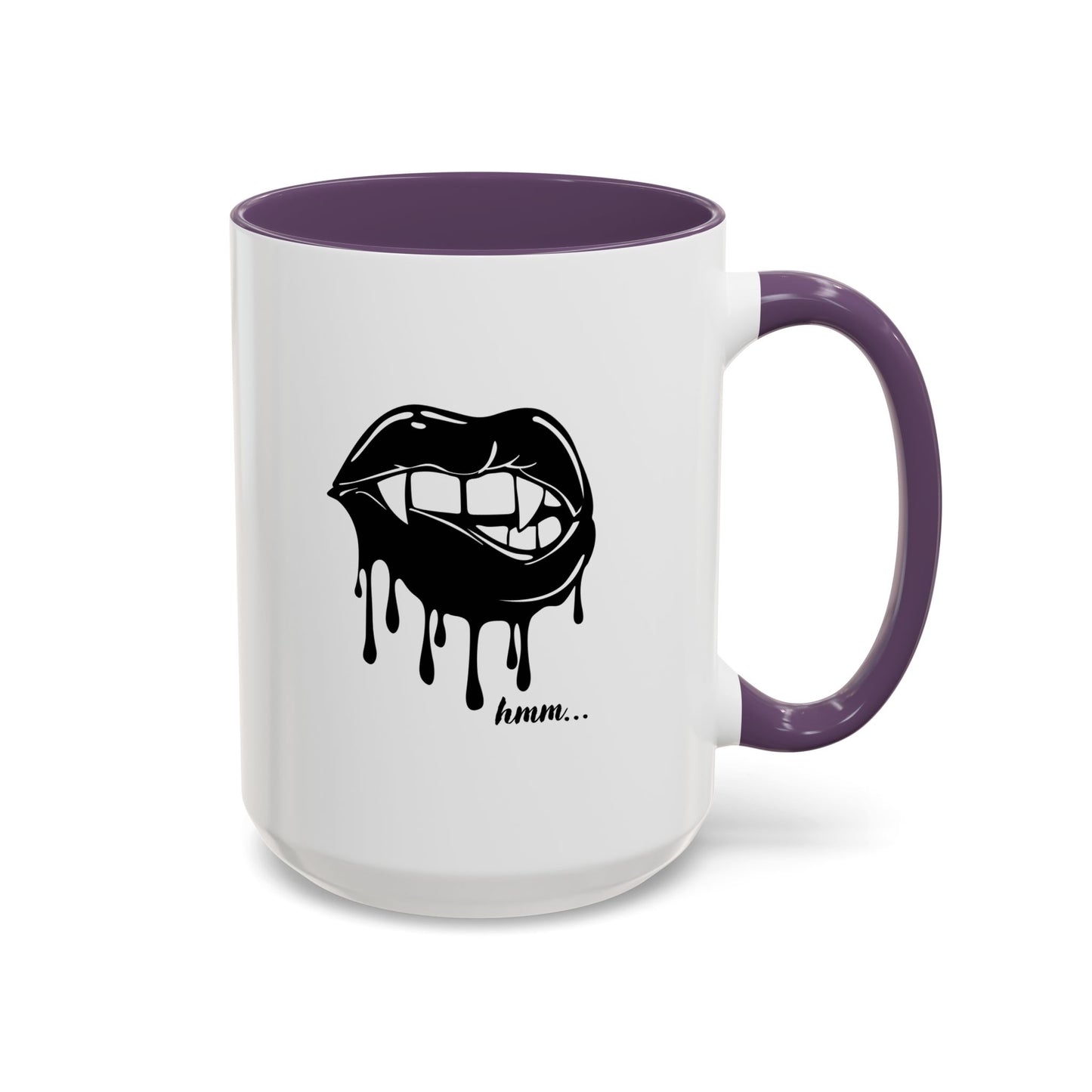 Vampire Lip Accent Coffee Mug - 11oz & 15oz - Unique Halloween Gift