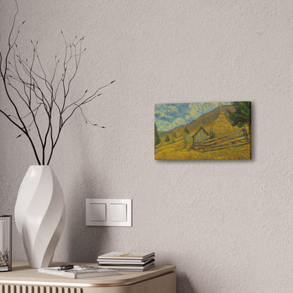 Vincent Van Gogh Inspired Canvas Print, Rustic Home Decor, Wall Art, Gift for Art Lovers, Country Landscape, Unique Art Piece - TRV