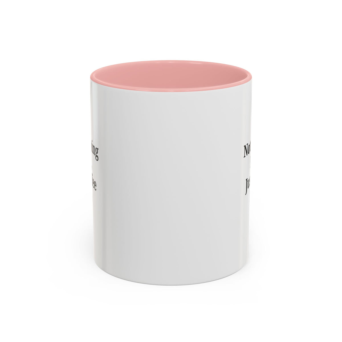 Ceramic coffee mug with "Not a Morning Person, Just a Coffee Person" print, featuring a white handle and colorful design.
