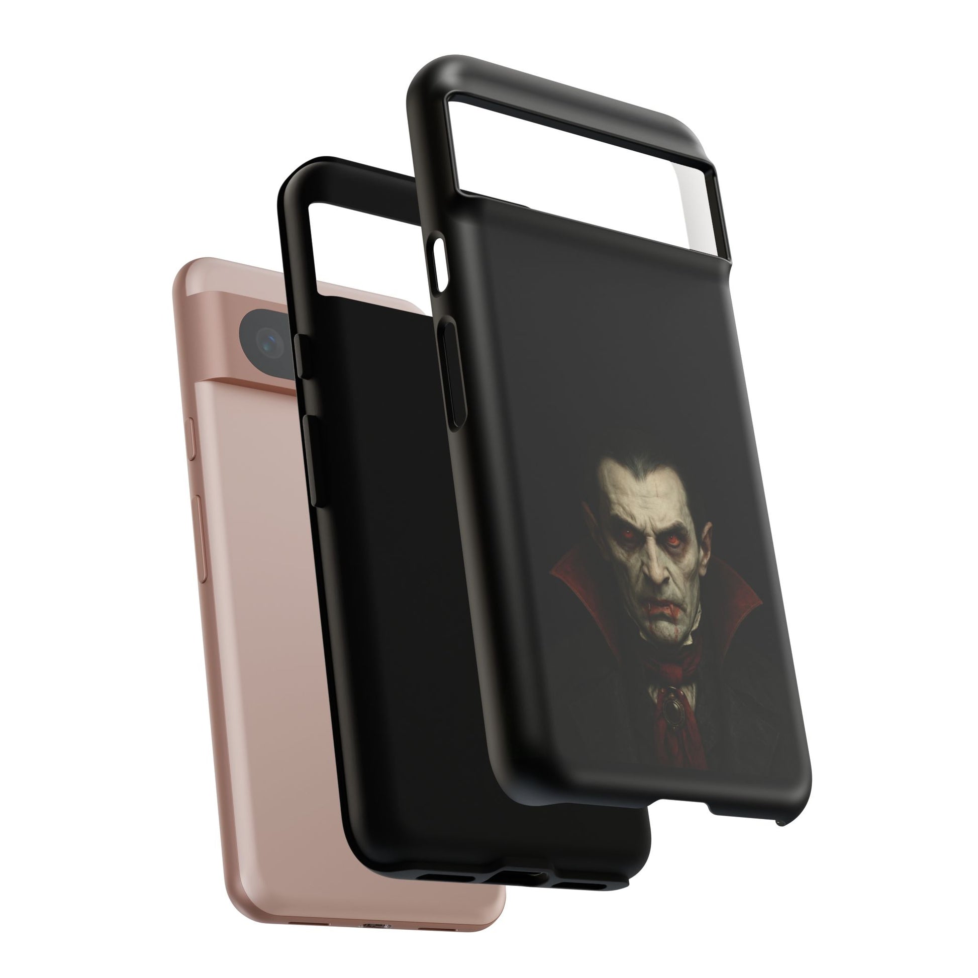 Vampire Phone Case - Tough Cases for Halloween, Gothic Decor, Gifts for Horror Fans, Spooky Accessories, Unique Cellphone Cover - TRV