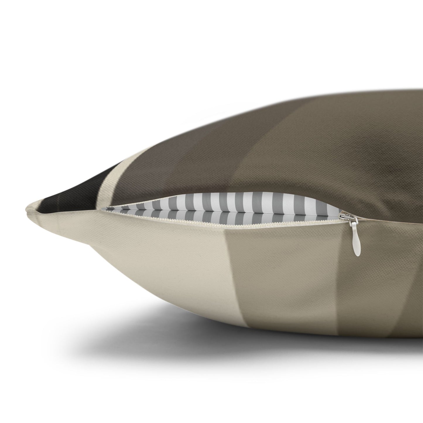 Abstract Neutral Leaf Artwork Pillowcase | Square Pillowcase