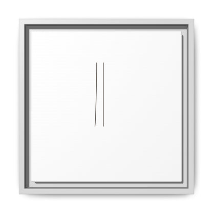 Minimal Line Art | Matte Canvas Framed