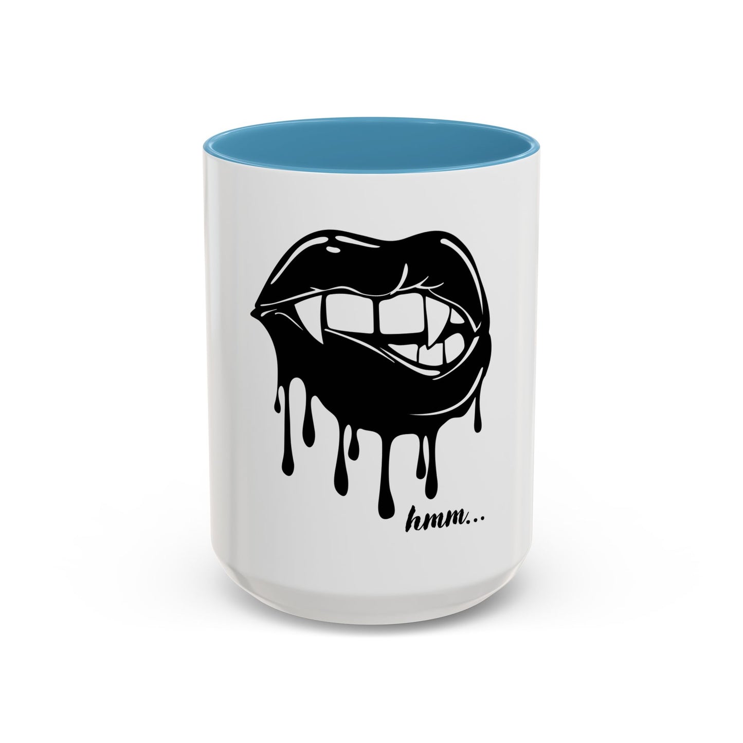 Vampire Lip Accent Coffee Mug - 11oz & 15oz - Unique Halloween Gift - TRV