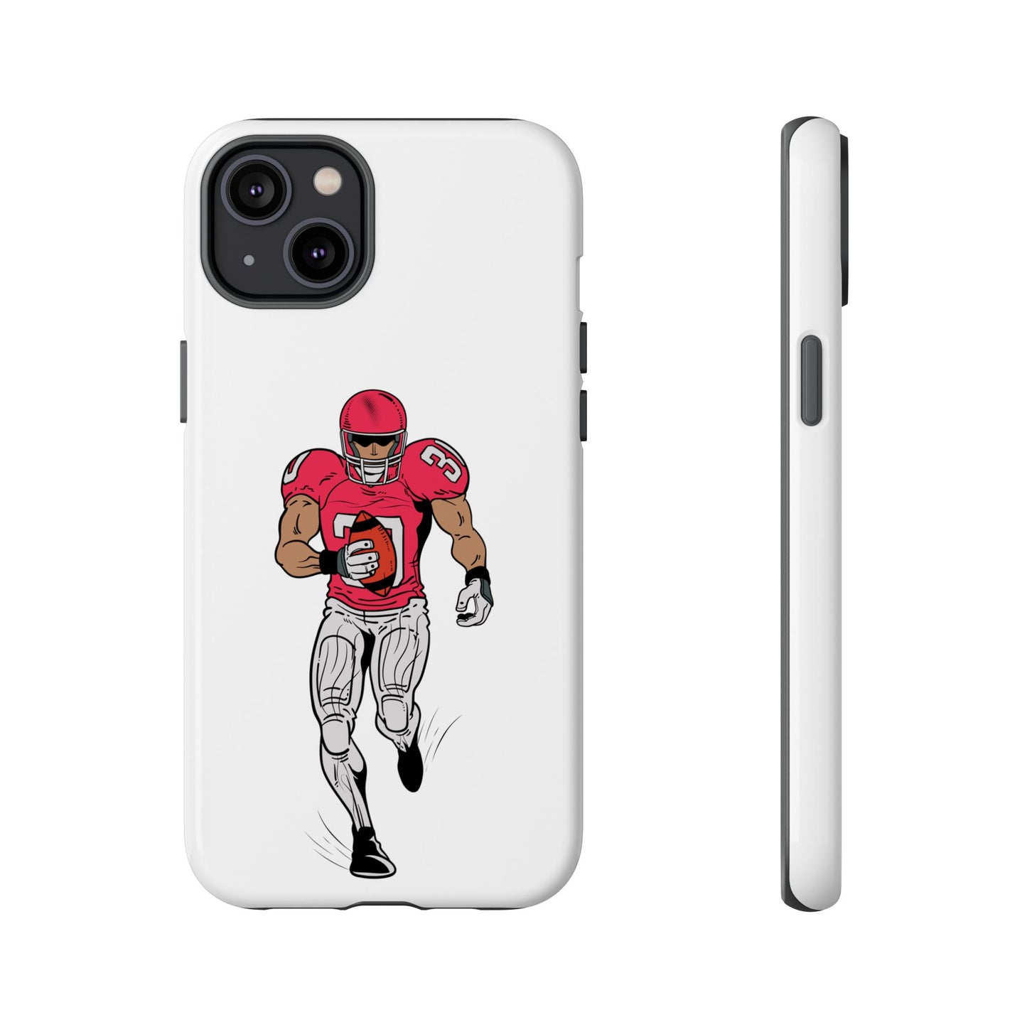 Football Player Tough Case, Sports Phone Cover, Athlete Gift, Tough Phone Case, Fall Sports, Football Lover's Accessory - TRV