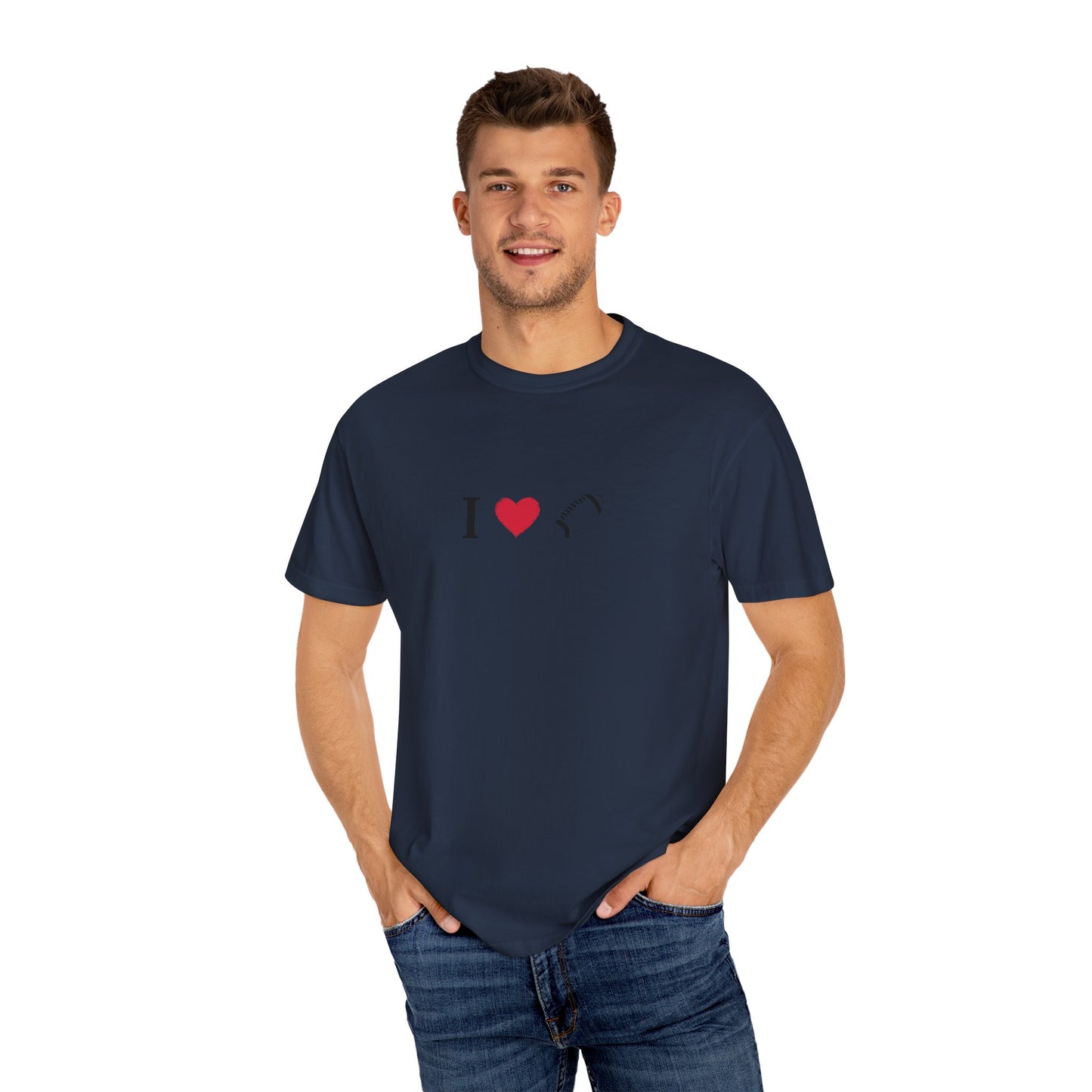I Love Football T-Shirt - Unisex Cotton Tee, Fun Gift for Friends, Casual Style, Birthday Present, Summer Apparel - TRV