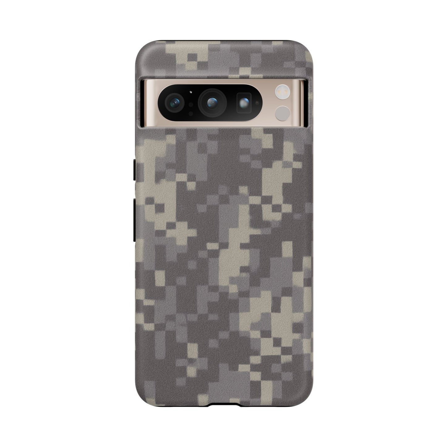 Rugged digital camouflage Printify tough phone case protecting an smartphone with a durable, tactical design.