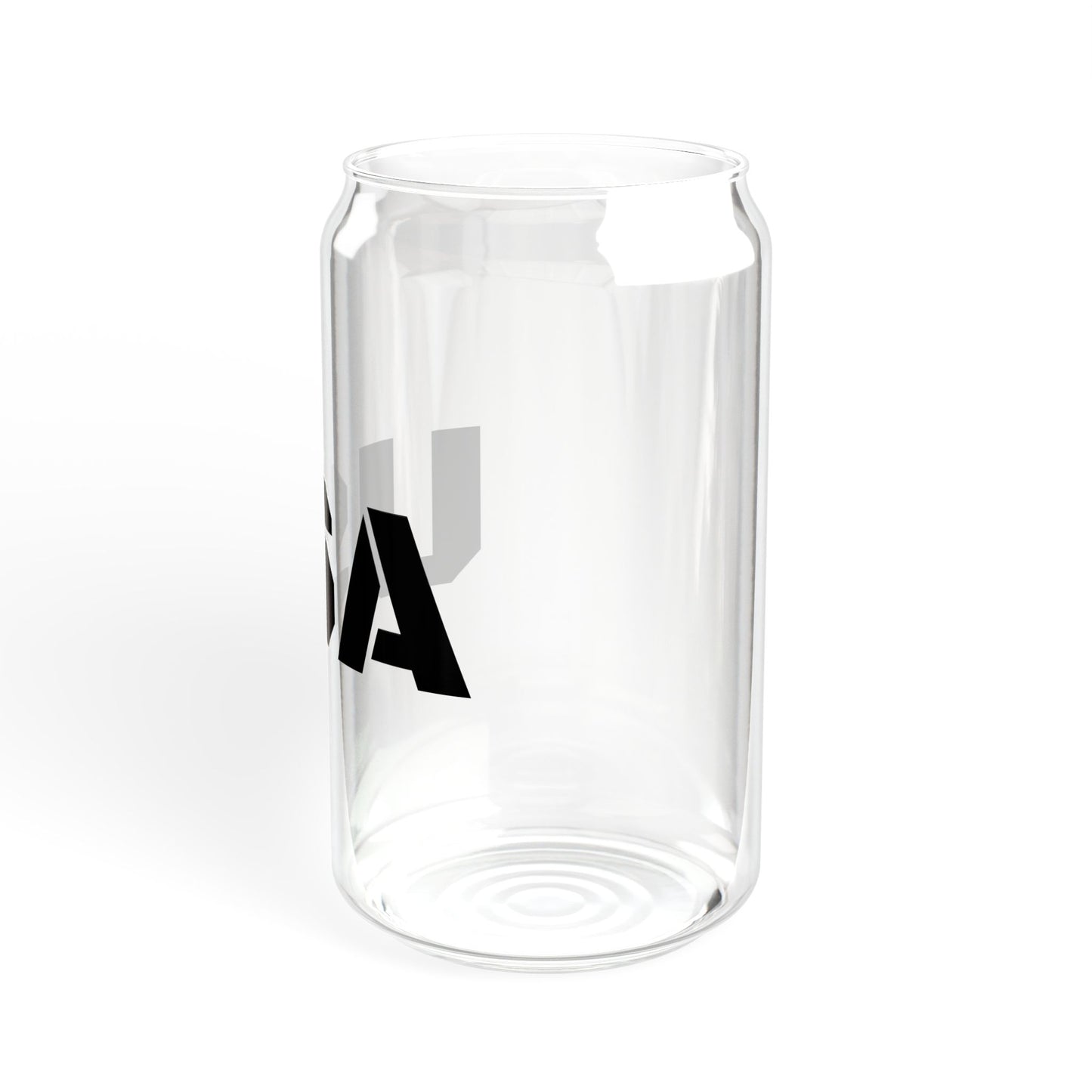 USA 16oz Sipper Glass with Bamboo Lid & Straw – Patriotic Reusable Drink Tumbler