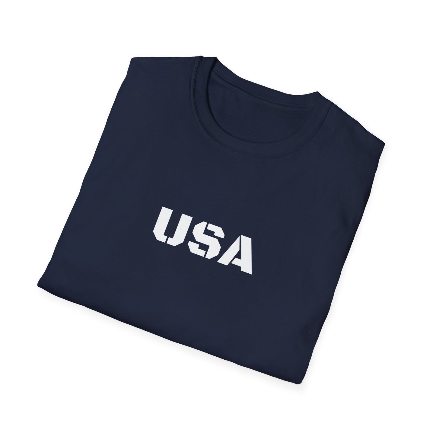 USA Unisex Softstyle T-Shirt, Casual Tee, Patriotic Apparel, Independence Day Gift, Everyday Wear, Comfortable Fashion