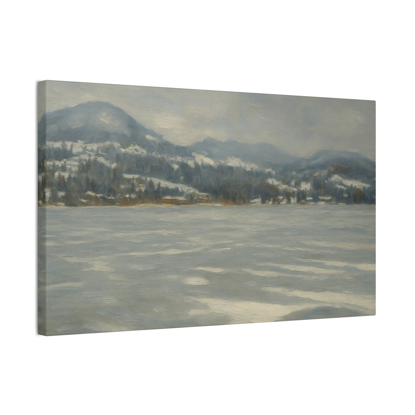 Serene Winter Landscape Canvas - TRV