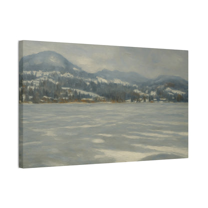 Serene Winter Landscape Canvas - TRV
