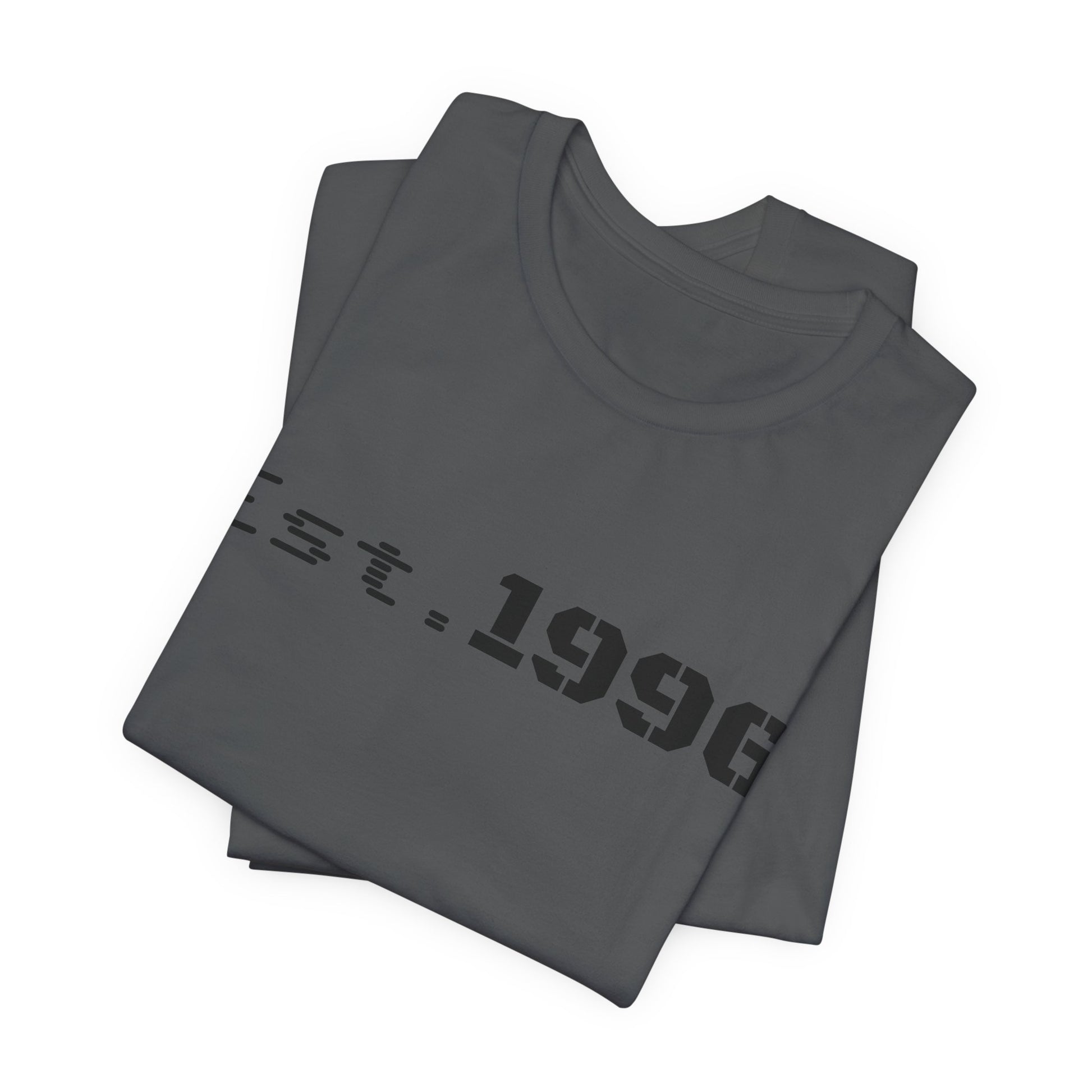 Vintage Est. 1996 T-shirt by Printify featuring a classic design, perfect as a birth year birthday gift.