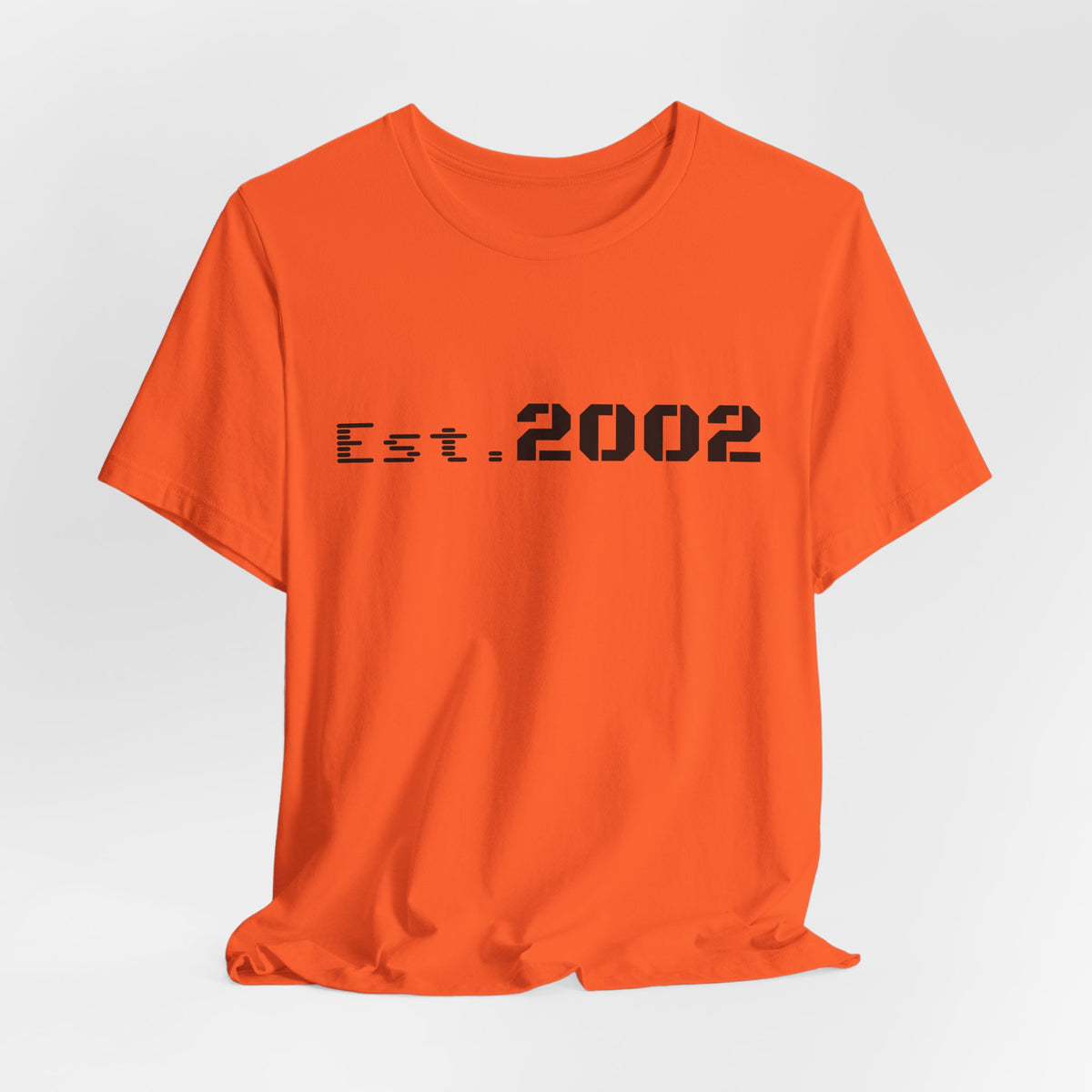 Vintage Est. 2002 T-Shirt by Printify featuring a classic anniversary design and comfortable cotton fabric.