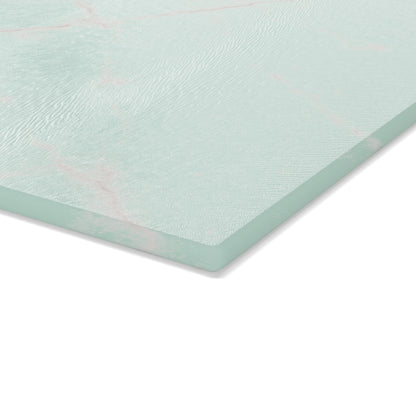 Mint Marble Glass Cutting Board