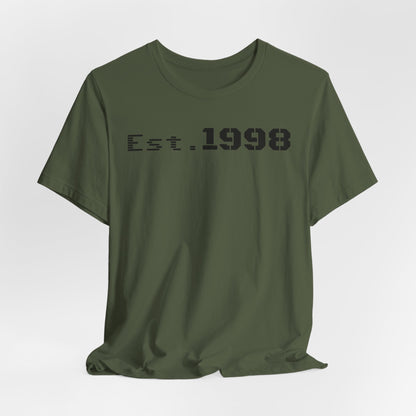 Vintage Est. 1998 Tee - Retro Unisex Shirt for Birthdays, Gifts, Everyday Wear, Casual Style, Nostalgia - TRV