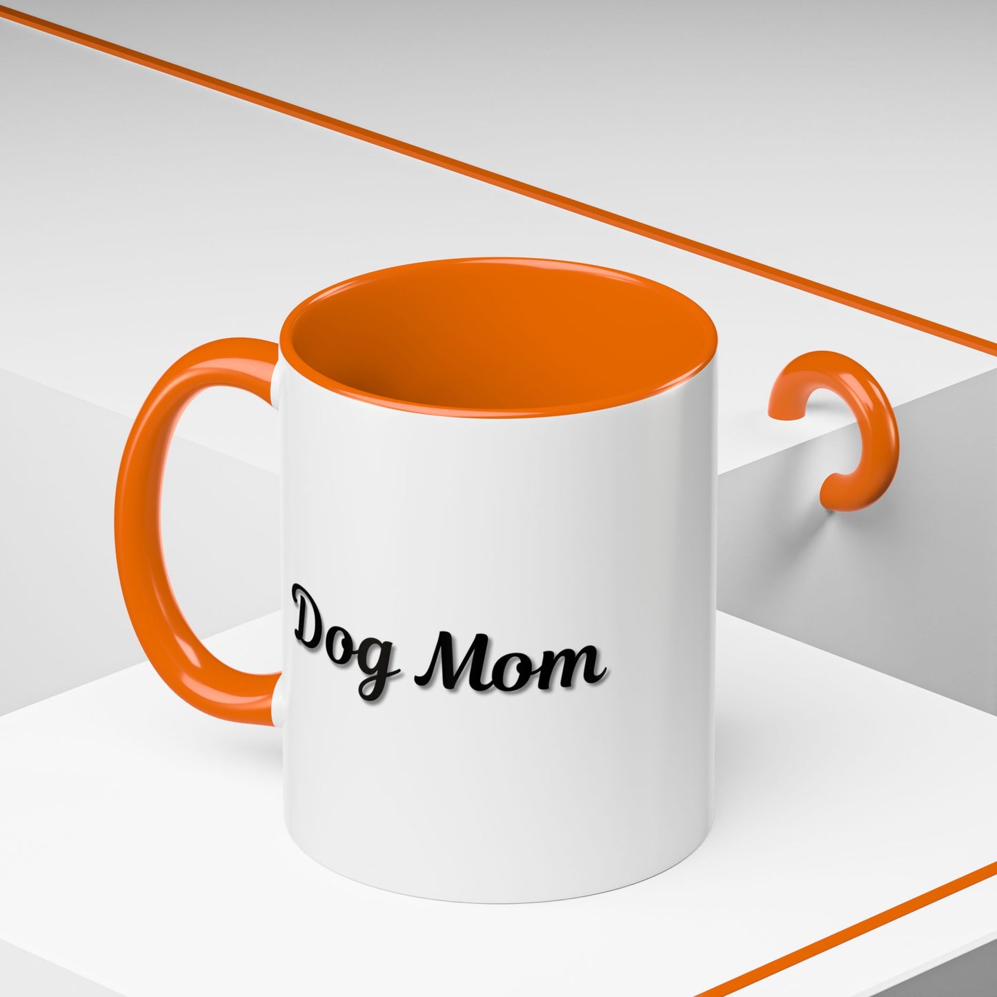 Dog Mom Accent Coffee Mug - Perfect Gift for Pet Lovers