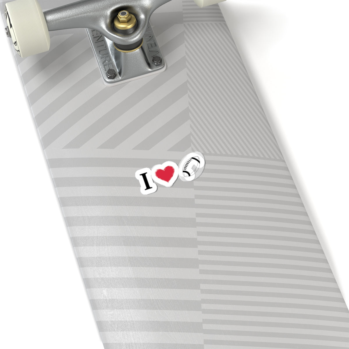 I Love Football -Cut Stickers | Sports Love Decals, Laptop Stickers, Gift for Football Fans, Sticker for Sports Enthusiasts, Home Decor - TRV