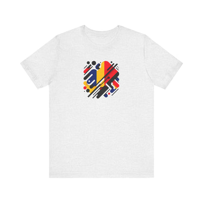Artistic Heart Unisex Jersey Tee - Vibrant Graphic Tee, Casual Wear, Gift for Art Lovers, Birthday Surprise, Everyday Comfort - TRV