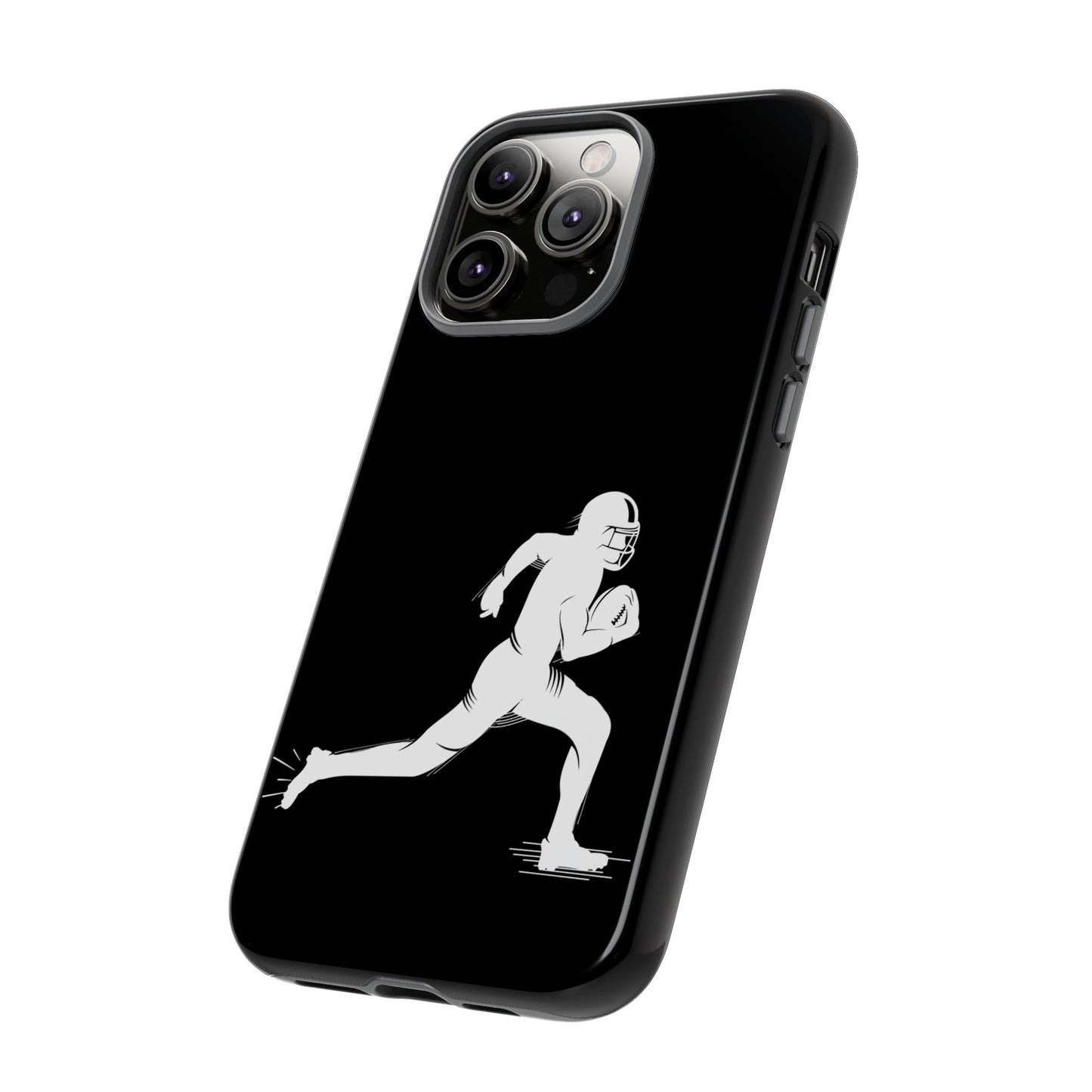Football Player Phone Case, Tough Cases, Sports Phone Cover, Gift for Athletes, iPhone & Samsung Accessories, Running Player Design - TRV