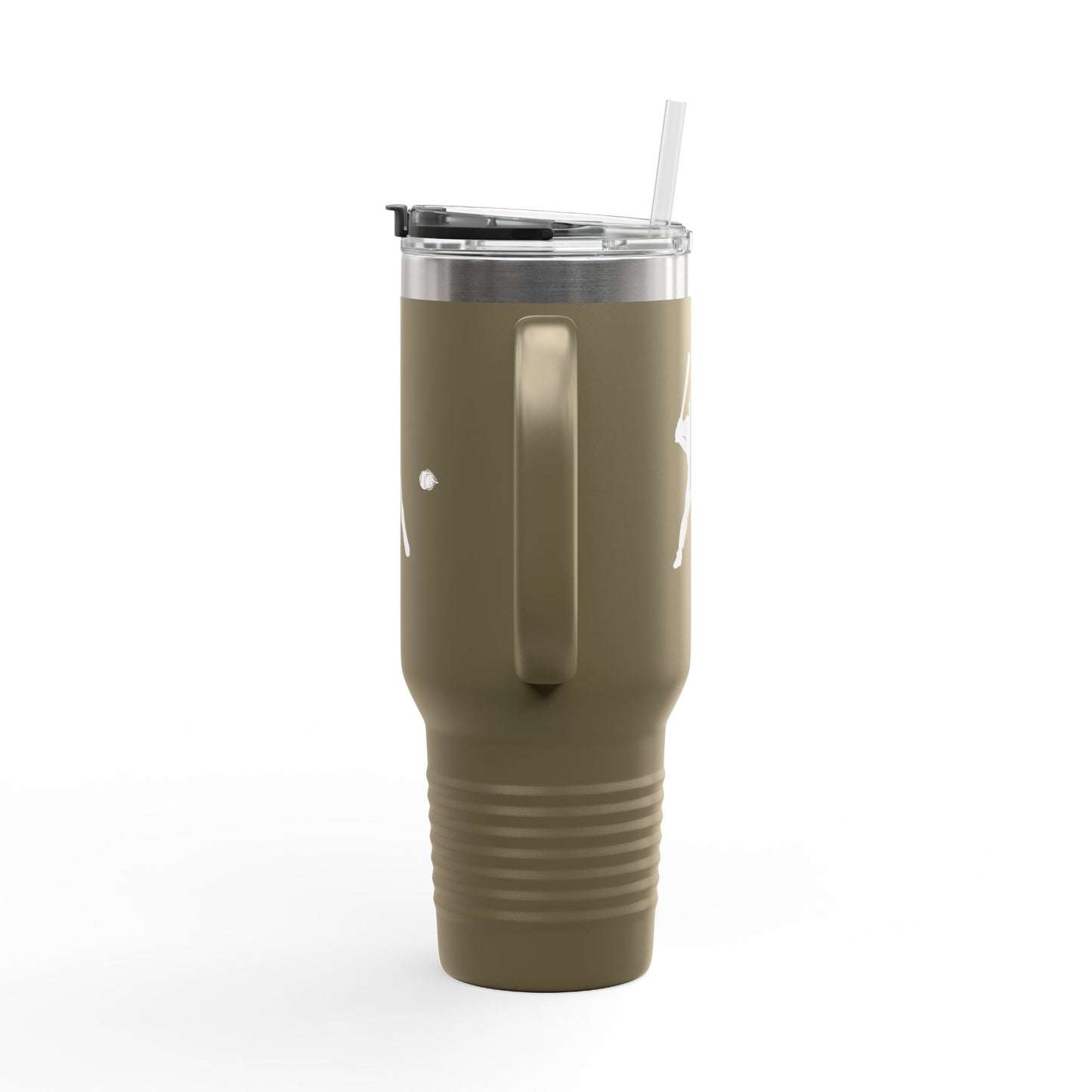 Baseball-Themed Insulated Travel Mug, Perfect for Fans & Athletes, Gift for Sports Lovers, 40oz Drinkware for Home & Road - TRV